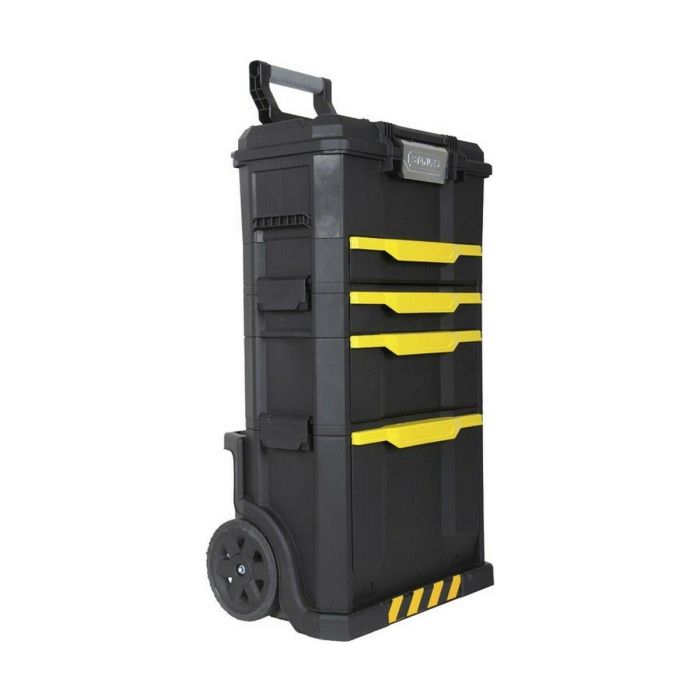 Stanley 1-79-206 Taller Móvil Modular para Herramientas con 4 Cajones, Asa Telescópica y Ruedas Robustas, Polipropileno 0 Stanley 1-79-206 Taller Móvil Modular para Herramientas con 4 Cajones, Asa Telescópica y Ruedas Robustas, Polipropileno 0