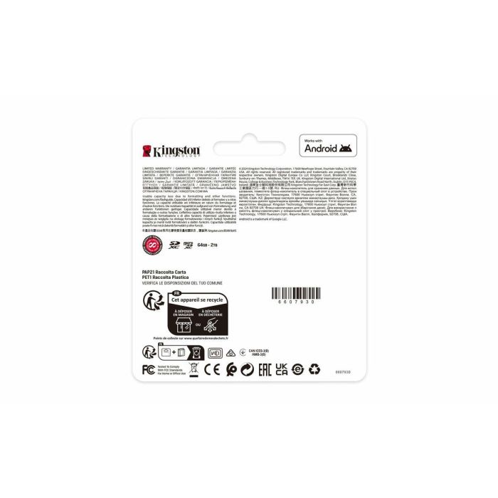 Tarjeta de Memoria Micro SD con Adaptador Kingston 256 GB 11 Tarjeta de Memoria Micro SD con Adaptador Kingston 256 GB 11