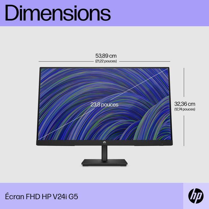 HP V24i G5 Monitor FHD 23.8 pulgadas para productividad diaria 12