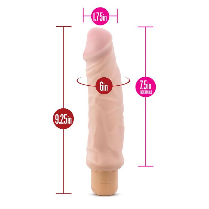Consolador Realista Blush X5 TPR Ø 5,3 cm (19 cm) 3