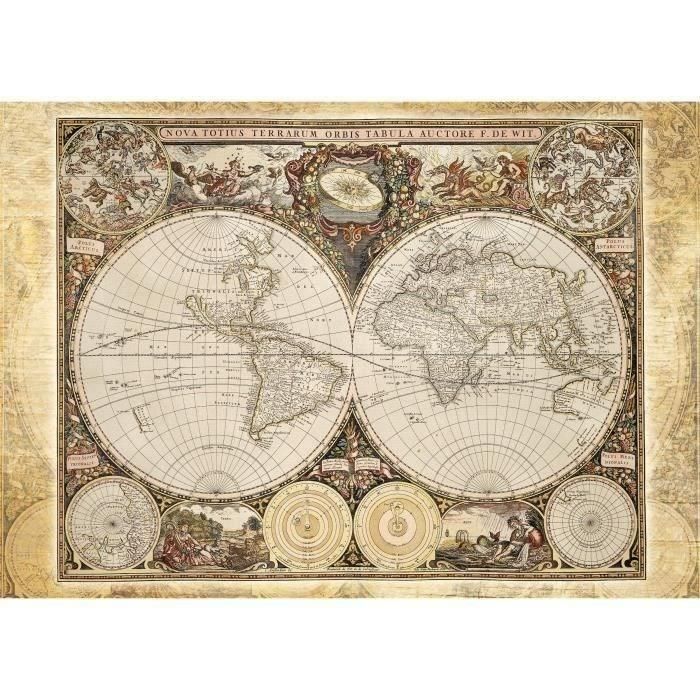 SCHMIDT SPIELE Mapa del Mundo Histórico Adulto Puzzle - 2000 Piezas 2 SCHMIDT SPIELE Mapa del Mundo Histórico Adulto Puzzle - 2000 Piezas 2
