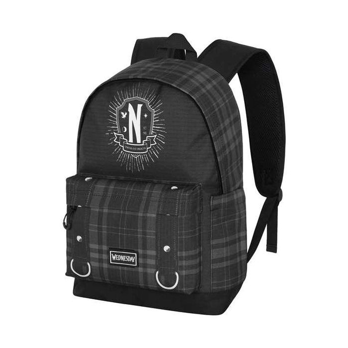 Karactermania Mochila Miércoles Plus Chains 43x30x18 cm Ripstop Negra Resistente Líquidos Espalda Transpirable 1 Karactermania Mochila Miércoles Plus Chains 43x30x18 cm Ripstop Negra Resistente Líquidos Espalda Transpirable 1