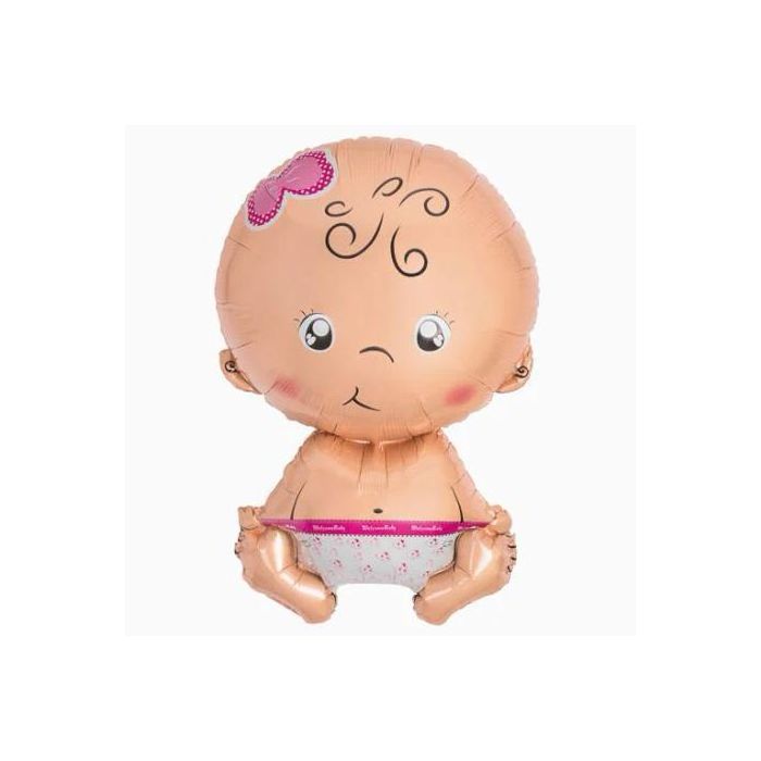 Oh Yeah Globo Baby Girl 71 cm-28 Apto Helio Rosa Oh Yeah Globo Baby Girl 71 cm-28 Apto Helio Rosa