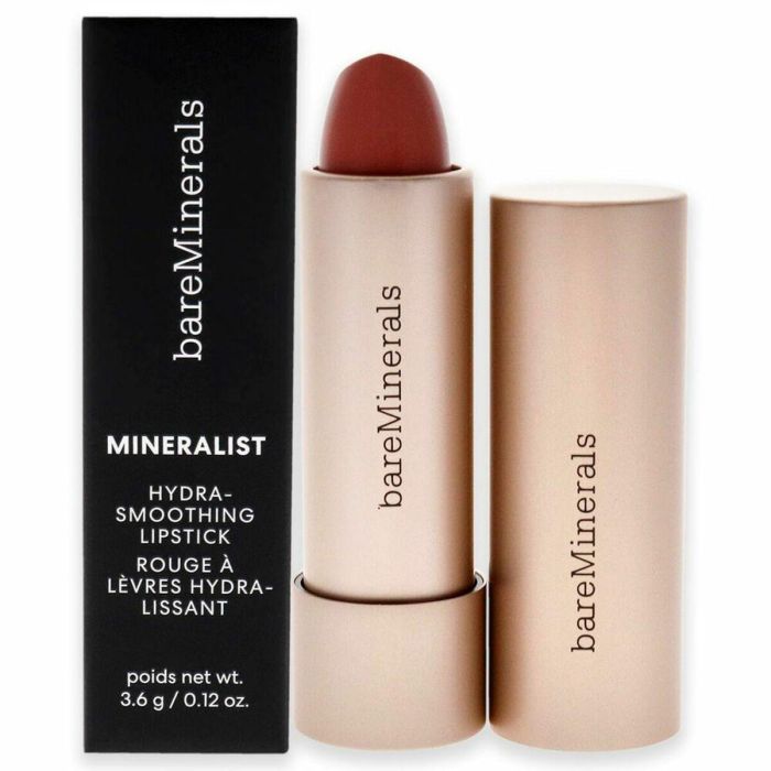 Bare Minerals MINERALIST Hydra-Smoothing Lipstick, Barra de Labios Vegana, Hidratante y Color Vibrante, Acabado Satinado, Tono Grace, 3.6g 1