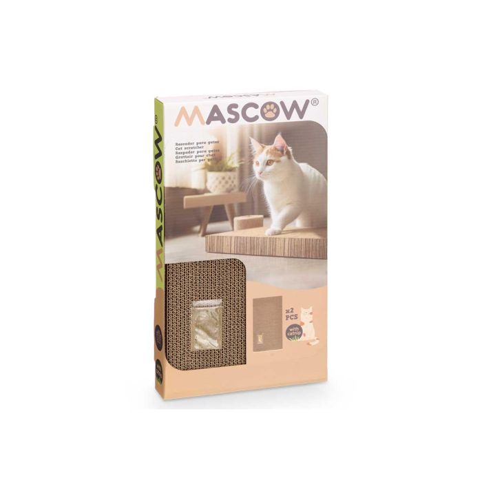 Rascador Rectangular Mascota Mascow 44X5CM (12 Unidades) 1 Rascador Rectangular Mascota Mascow 44X5CM (12 Unidades) 1