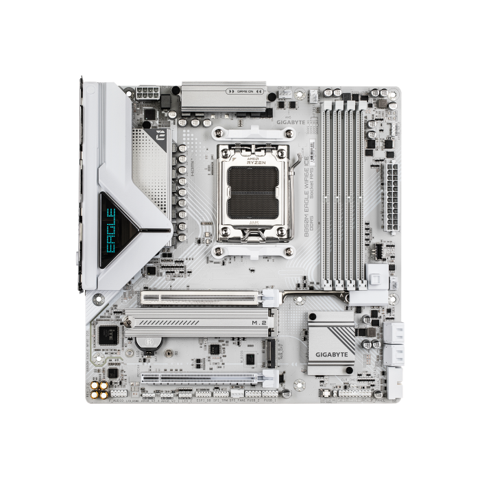 Placa Gigabyte B850M Eagle Wifi6E Ice (Blanco),Amd,Am5,B850,4Ddr5,256Gb,1Hdmi+1Dp,4Sata3+3M.2,Gbelan+Wifi6E+Bt5.3,4Usb3.2,Matx 1 Placa Gigabyte B850M Eagle Wifi6E Ice (Blanco),Amd,Am5,B850,4Ddr5,256Gb,1Hdmi+1Dp,4Sata3+3M.2,Gbelan+Wifi6E+Bt5.3,4Usb3.2,Matx 1