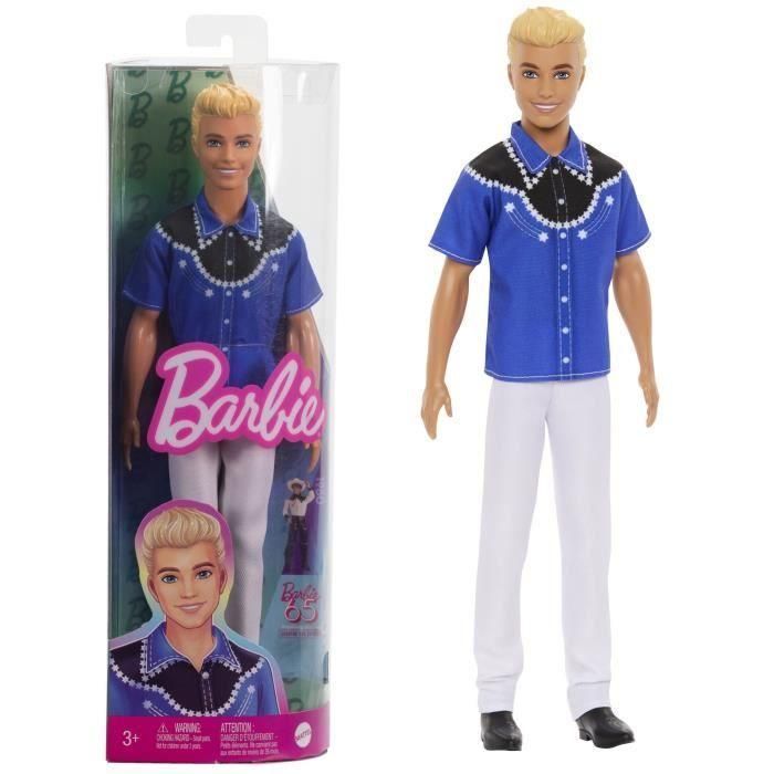 Barbie-Fashionistas-Muñeco Ken rubio con aspecto occidental HRH25