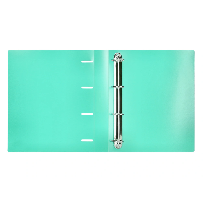 Liderpapel Carpeta 4 Anillas 40 mm DIN A4 Polipropileno Verde Manzana Opaco 5