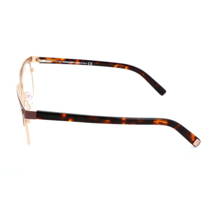 Montura de Gafas Hombre Dsquared2 DQ5132-33 Dorado Ø 49 mm