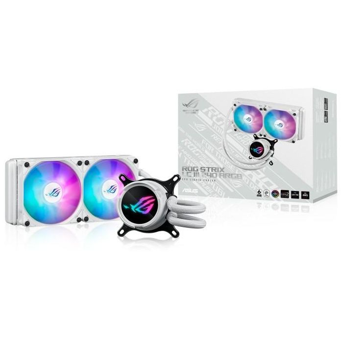 ASUS ROG Strix LC III 240 ARGB White Edition Kit de Refrigeración Líquida 12 cm Blanco - 90RC00S2-M0UAY0 6