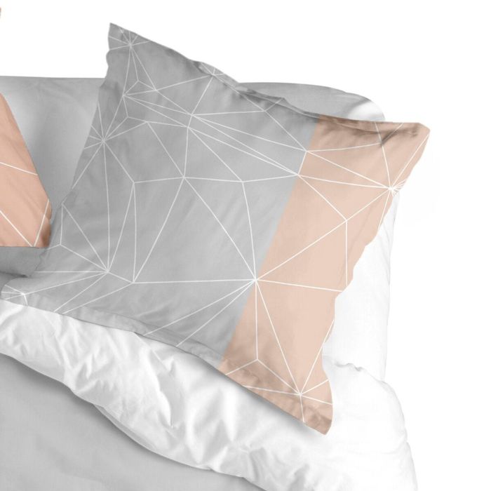 Funda de almohada HappyFriday Blanc Range Multicolor 80 x 80 cm 3