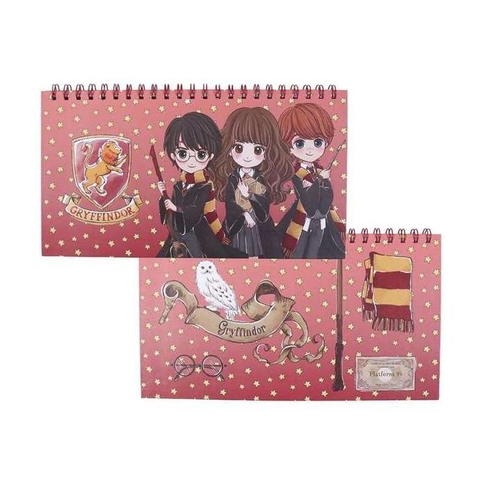 Cerdá Planificador Semanal Harry Potter - Agenda Organizadora Rojo, 100% Papel, Idiomas Español/Inglés y más, para Jóvenes 12-16 Años 2