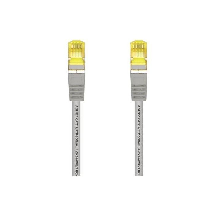 Aisens Cable de Red Latiguillo RJ45 LSZH Cat.7 600MHz S-FTP PIMF AWG26 Gris 25 cm - Compatible con 10Gbit/s, Libre de Halógenos 1 Aisens Cable de Red Latiguillo RJ45 LSZH Cat.7 600MHz S-FTP PIMF AWG26 Gris 25 cm - Compatible con 10Gbit/s, Libre de Halógenos 1