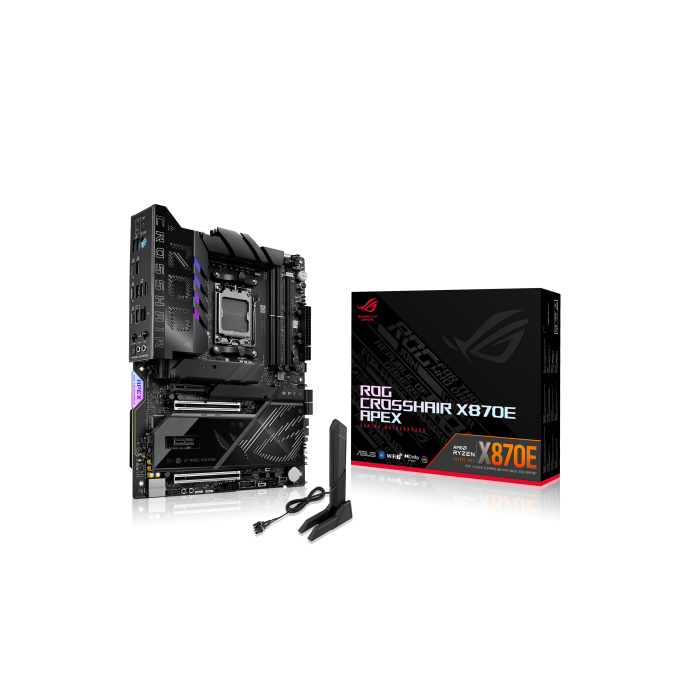 ASUS ROG CROSSHAIR X870E APEX Placa Base AMD X870E Socket AM5 ATX, Compatible con Ryzen 7000/8000/9000, DDR5, Wi-Fi 7 - 90MB1KR0-M0EAY0 24 ASUS ROG CROSSHAIR X870E APEX Placa Base AMD X870E Socket AM5 ATX, Compatible con Ryzen 7000/8000/9000, DDR5, Wi-Fi 7 - 90MB1KR0-M0EAY0 24