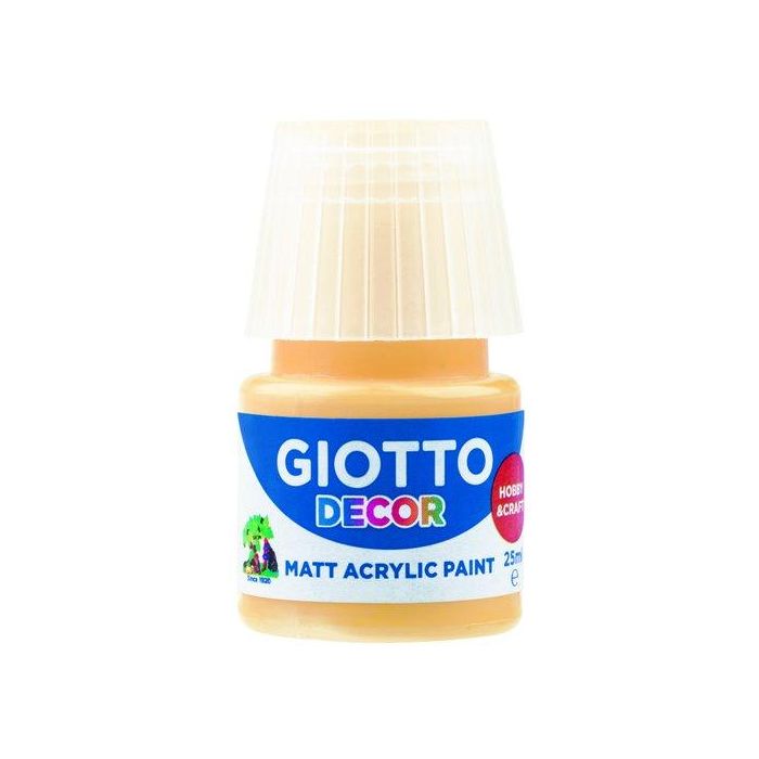 Pintura Acrilica Giotto 25 Ml (Bote) Amarillo Oro 6 unidades
