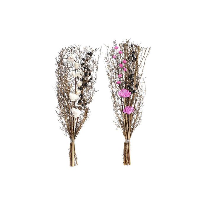 Ramo Cottage DKD Home Decor Blanco Rosa 30 x 65 x 30 cm (2 Unidades) Ramo Cottage DKD Home Decor Blanco Rosa 30 x 65 x 30 cm (2 Unidades)