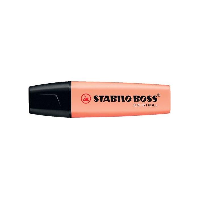 Marcador Fluor Stabilo Boss 70 Pastel Melocoton (Set de 10)