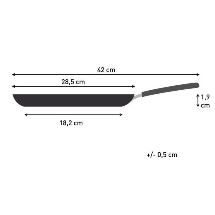 Sartén para crepes Tefal Heart  25 cm  revestimiento antiadherente  Tecnología Thermo-Spot  Edición limitada 5