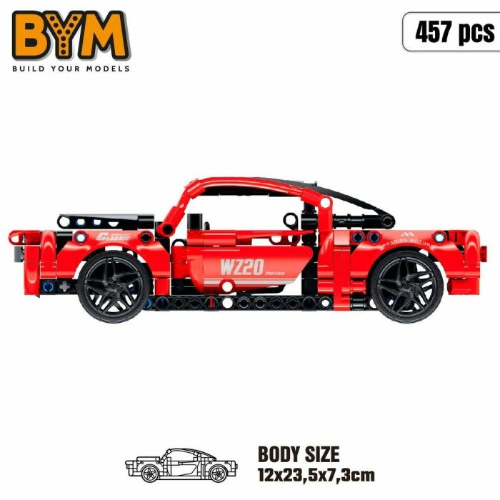Juego construccion coche racing retrofriccion 457 piezas. 12x23.5x7.3 cm 3 Juego construccion coche racing retrofriccion 457 piezas. 12x23.5x7.3 cm 3