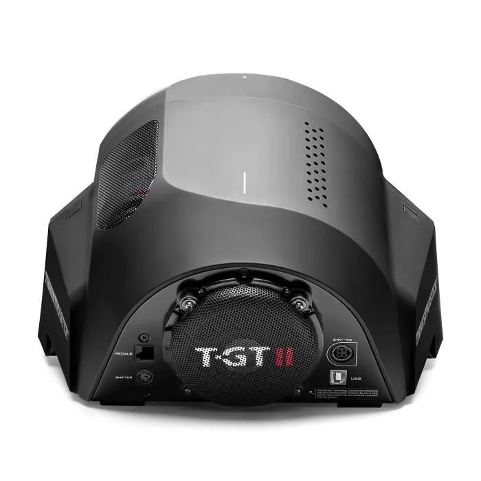 Thrustmaster T-GT II Volante con licencia oficial para PlayStation 5 y Gran Turismo, compatible con PS4 y PC, Force Feedback en tiempo real, motor sin escobillas de 40W 3
