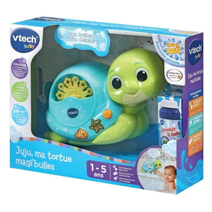 Vtech Baby Tortuga Burbujas Mágicas JUJU VT3417765608056 2 Vtech Baby Tortuga Burbujas Mágicas JUJU VT3417765608056 2