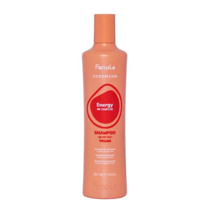Fanola Vitamins Energy Be Complex Champú Vegano para Cabello de Mujer 350 ml Fanola Vitamins Energy Be Complex Champú Vegano para Cabello de Mujer 350 ml