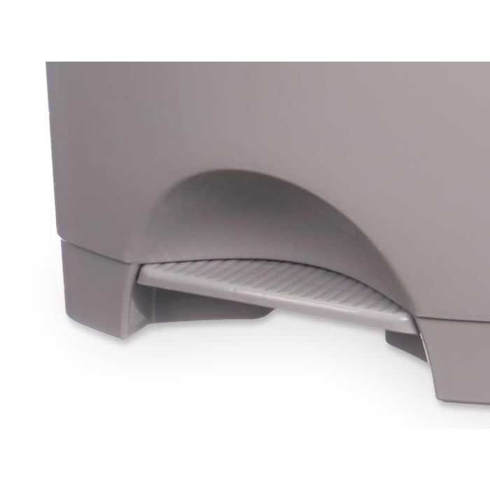 Papelera Pedal Plastico 50L Gris Arte Regal 43X64CM (3 Unidades) 3 Papelera Pedal Plastico 50L Gris Arte Regal 43X64CM (3 Unidades) 3