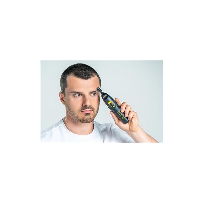 Wahl 09893-0460 Multigroomer con/sin cable, recortadora nariz, orejas y cejas, Extreme Grip Advanced, 4 cabezales, 8 peines 12