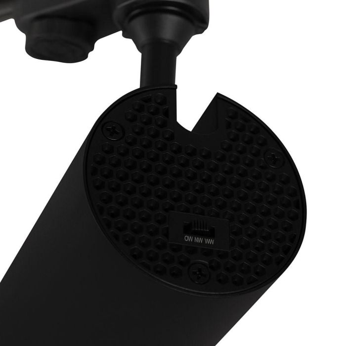 Foco de Carril Monofásico 30W COB Regulable Flicker Free Negro CCT 3000-6000K [1916-TL-30W-M-CCT-B]