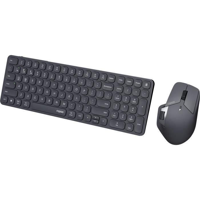 RAPOO 9760M Combo Teclado y Ratón Inalámbrico Ultrafino Gris Oscuro 3 RAPOO 9760M Combo Teclado y Ratón Inalámbrico Ultrafino Gris Oscuro 3