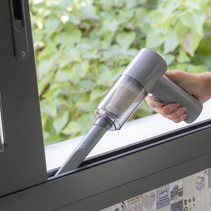 Mini Aspirador de Mano Inalámbrico Recargable Recuum InnovaGoods 8 Mini Aspirador de Mano Inalámbrico Recargable Recuum InnovaGoods 8