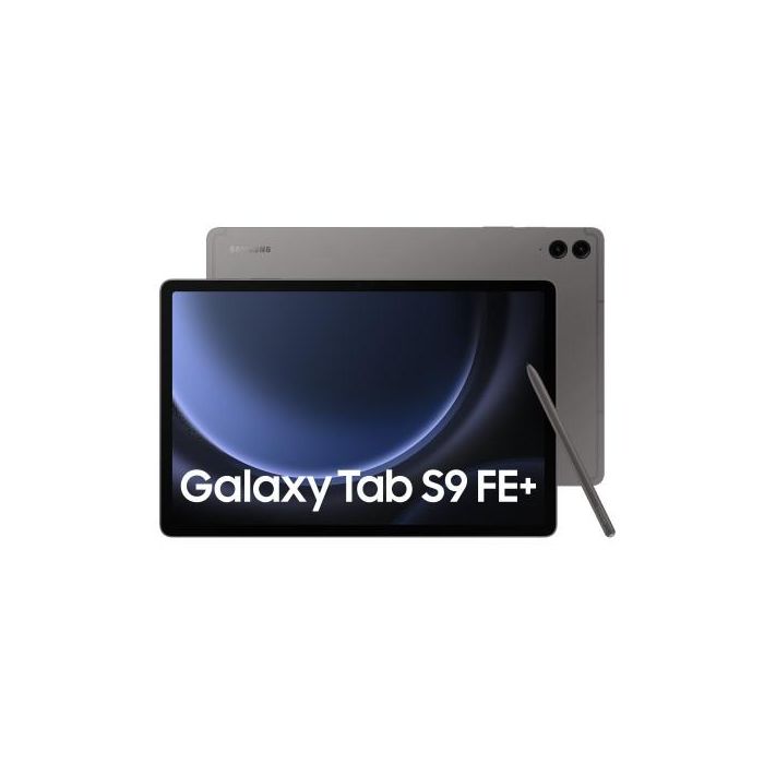 Samsung SM-X616BZAEEUB Tablet Galaxy Tab S9 FE+ 12.4" WQXGA 90Hz 256GB 12GB RAM 5G Gris con S Pen y IP68 0 Samsung SM-X616BZAEEUB Tablet Galaxy Tab S9 FE+ 12.4" WQXGA 90Hz 256GB 12GB RAM 5G Gris con S Pen y IP68 0