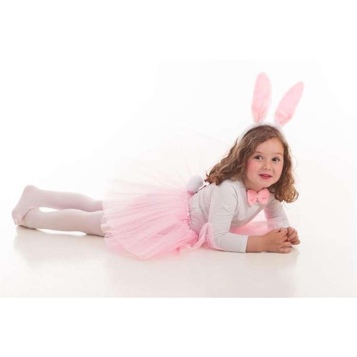 Disfraz para Niños Tutu Rosa Rosa claro Conejita 4 Piezas Disfraz para Niños Tutu Rosa Rosa claro Conejita 4 Piezas