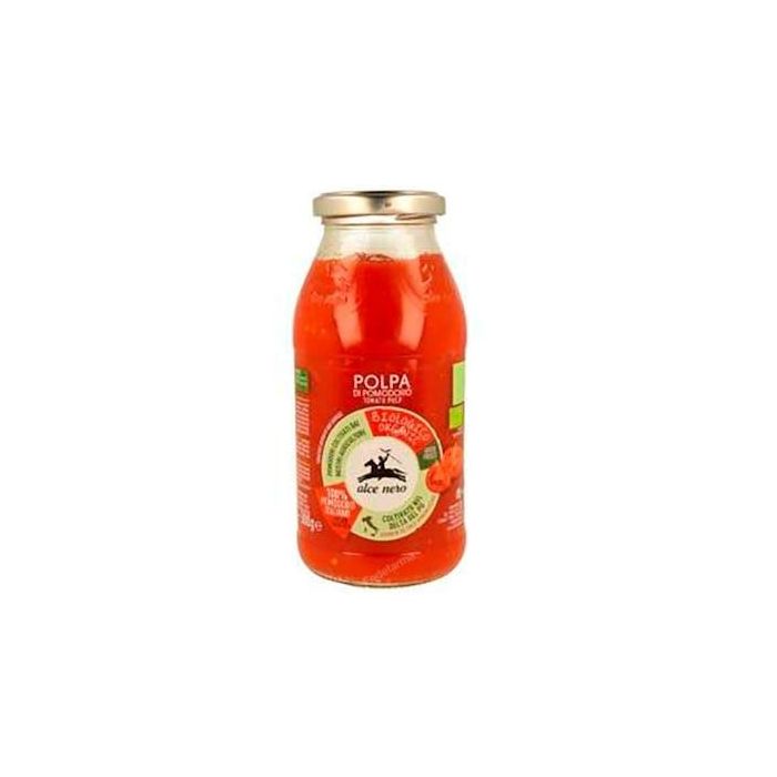 ALCE NERO Tomate Pulpa Triturado Bio 500Gr Ecológico 100% Natural Sin Conservantes