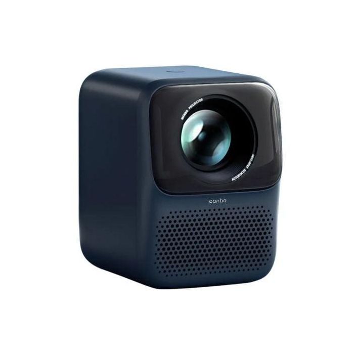 Wanbo T2 Max New Proyector Portátil Full HD 1080p 450 ANSI Lúmenes Auto-Focus Smart TV Android WiFi HDMI USB Altavoces Azul 3