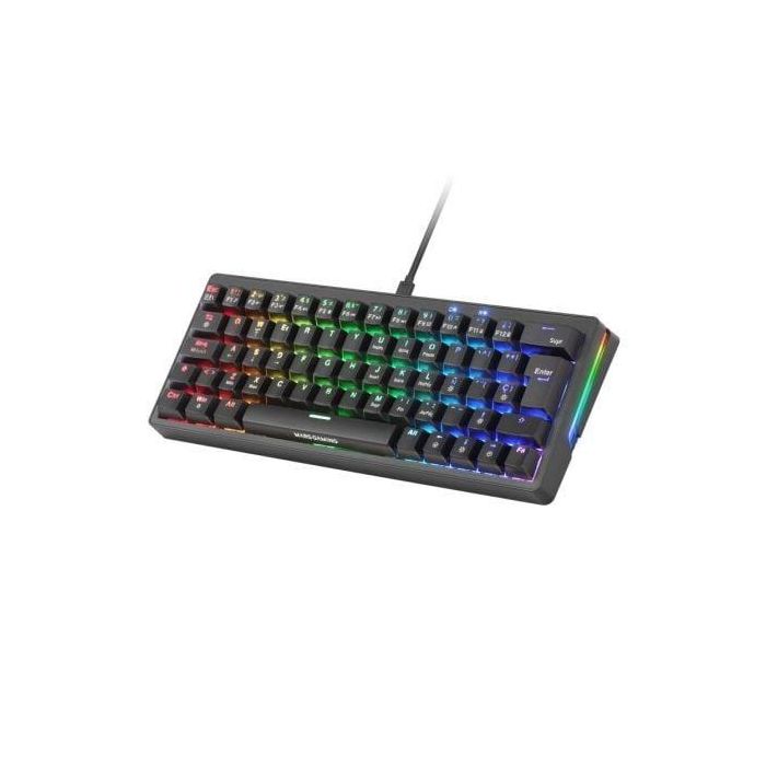 Teclado Gaming Mecánico Mars Gaming MKMINIPRO/ Switch Amarillo 2 Teclado Gaming Mecánico Mars Gaming MKMINIPRO/ Switch Amarillo 2