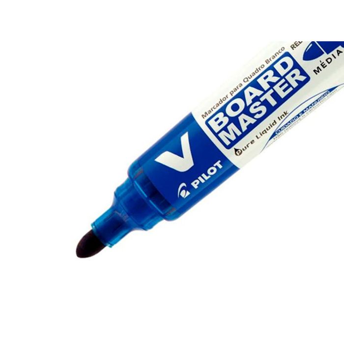 Rotulador Pilot V Board Master Para Pizarra Blanca Azul Tinta Liquida Trazo 2,3 mm 10 unidades 2