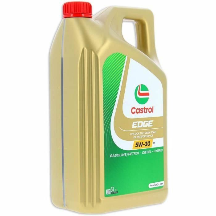 Aceite de motor Castrol Edge Gasolina Diesel Híbrido 5W30 5 L 1