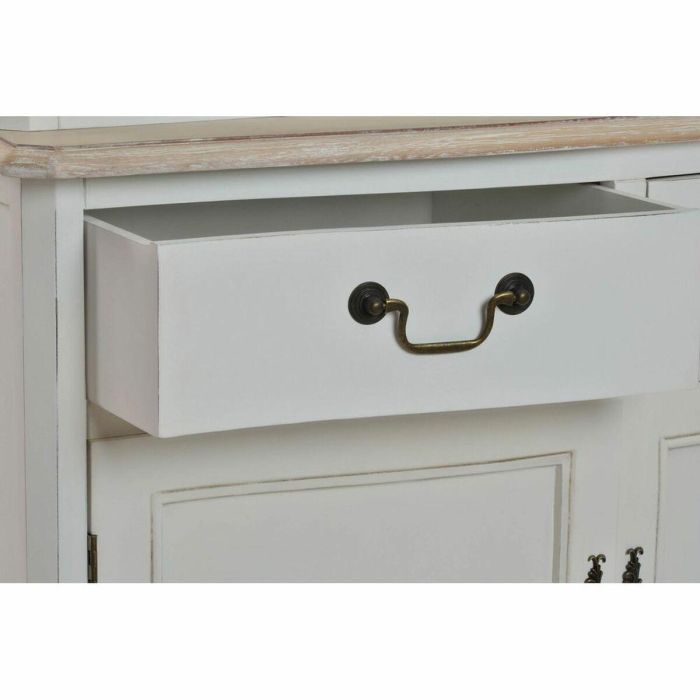 Vitrina DKD Home Decor Cristal Madera Blanco (88 x 40 x 200 cm) 1