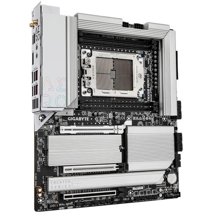 Gigabyte TRX50 AERO D (TR5.TR5.E-ATX.DDR5) Placa Base para AMD Ryzen Threadripper PRO 7000WX, DDR5, E-ATX 2 Gigabyte TRX50 AERO D (TR5.TR5.E-ATX.DDR5) Placa Base para AMD Ryzen Threadripper PRO 7000WX, DDR5, E-ATX 2