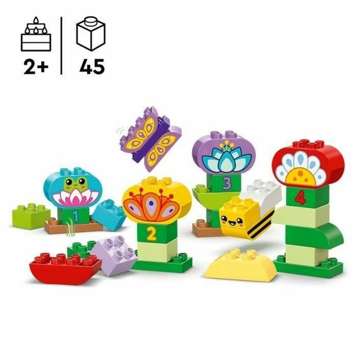 LEGO 10444 DUPLO Mi Ciudad Jardín y Flores Creativas | Juguete de Construcción para Apilar con 45 Ladrillos para Niños +2 años 5 LEGO 10444 DUPLO Mi Ciudad Jardín y Flores Creativas | Juguete de Construcción para Apilar con 45 Ladrillos para Niños +2 años 5