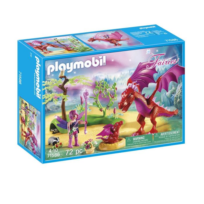 Dragón Con Bebé Y Hada Fairies 71586 Playmobil