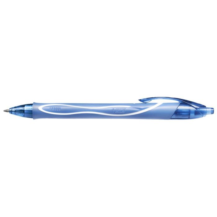 Boligrafo Bic Gelocity Quick Dry Retractil Tinta Gel Turquesa Punta De 0,7 mm 12 unidades 1