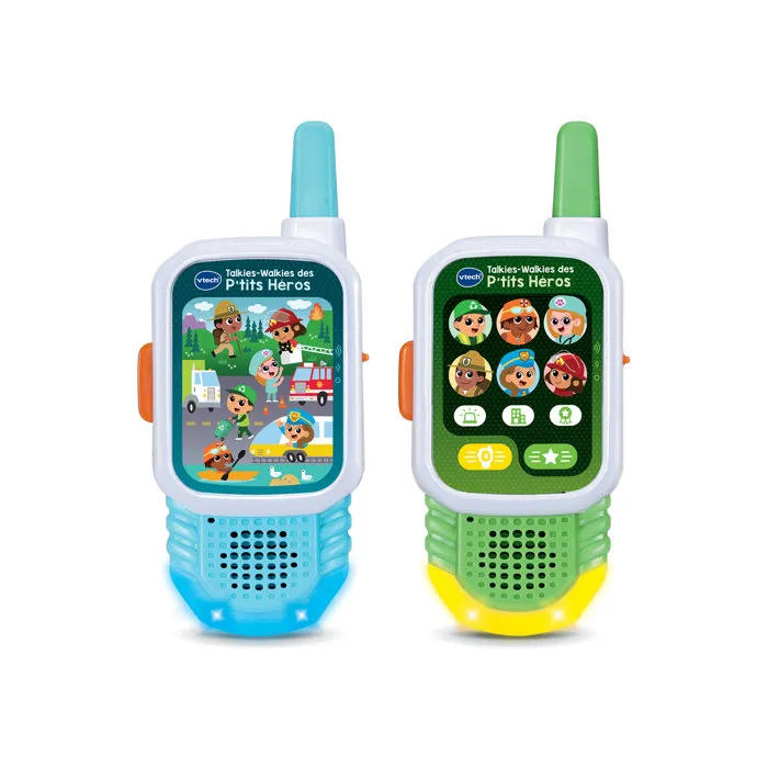 VTech Pequeños Héroes Talkies-Walkies, Multicolor, Idioma Francés, VT3417766217059