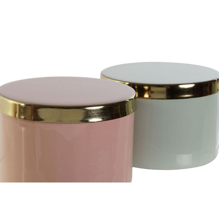Joyero Urban DKD Home Decor Coral Verde Jade 13 x 9 x 13 cm Set de 2 (2 Unidades) 3 Joyero Urban DKD Home Decor Coral Verde Jade 13 x 9 x 13 cm Set de 2 (2 Unidades) 3