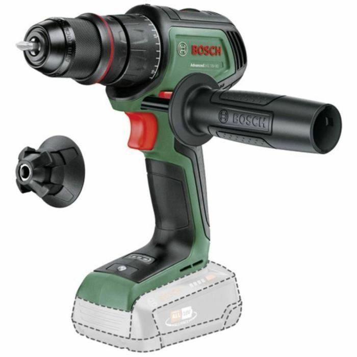 Bosch BOS1719478739285 Taladro Atornillador Inalámbrico AdvancedDrill 18V-80, 78 Nm, Portabrocas Extraíble