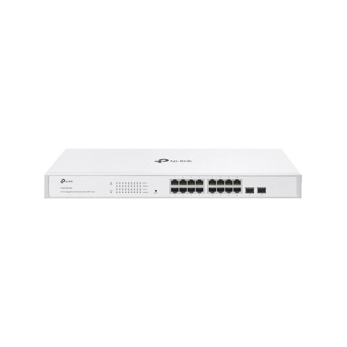 TP-Link FS318G Smart Switch gestionado 16 puertos Gigabit Ethernet (10/100/1000) con 2 SFP, Montaje en rack