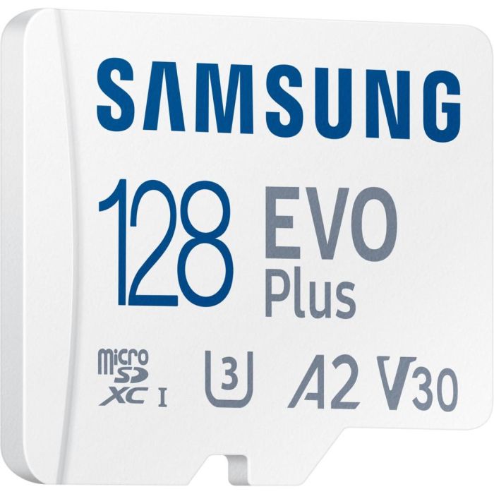 Samsung MB-MC128SA/EU Tarjeta Memoria microSDXC EVO Plus 128GB, 160MB/s, Clase 10 U3 A2 V30, con Adaptador SD para Móvil y Tablet 5