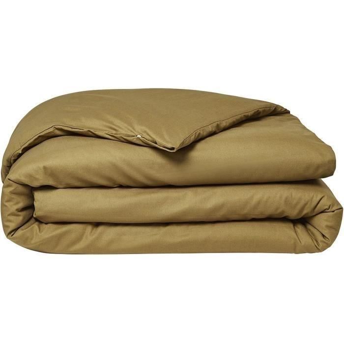 Today TOD3574643512550 Juego de Cama Algodón Orgánico 220 x 240 cm Bronce Incluye 2 Fundas de Almohada 2 Today TOD3574643512550 Juego de Cama Algodón Orgánico 220 x 240 cm Bronce Incluye 2 Fundas de Almohada 2