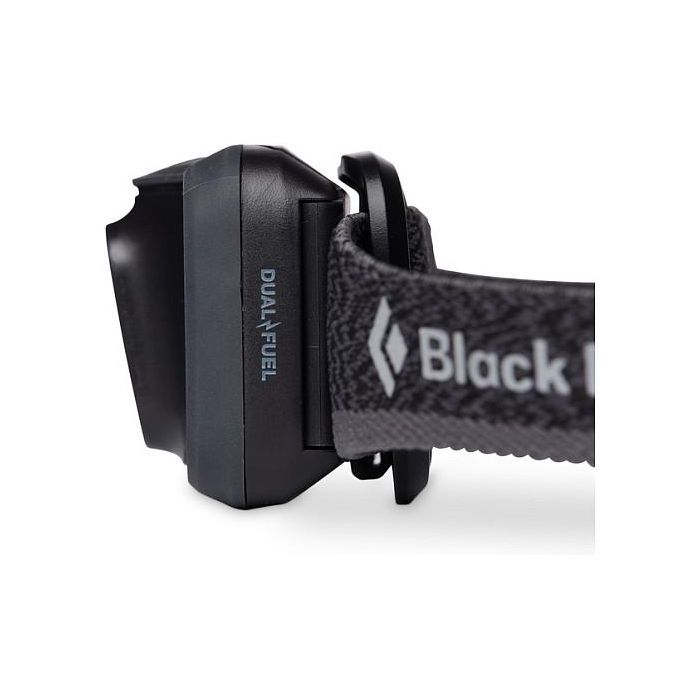 Black Diamond Spot 400 Frontal LED 400 Lúmenes, Impermeable IPX8, Con Cinta para Cabeza, Modos Alto/Bajo/Noche/Estroboscopio, Color Negro